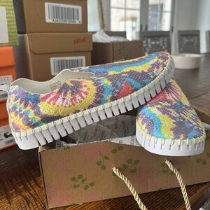 Ilse Jacobsen perforated slip on multi color EUR 38